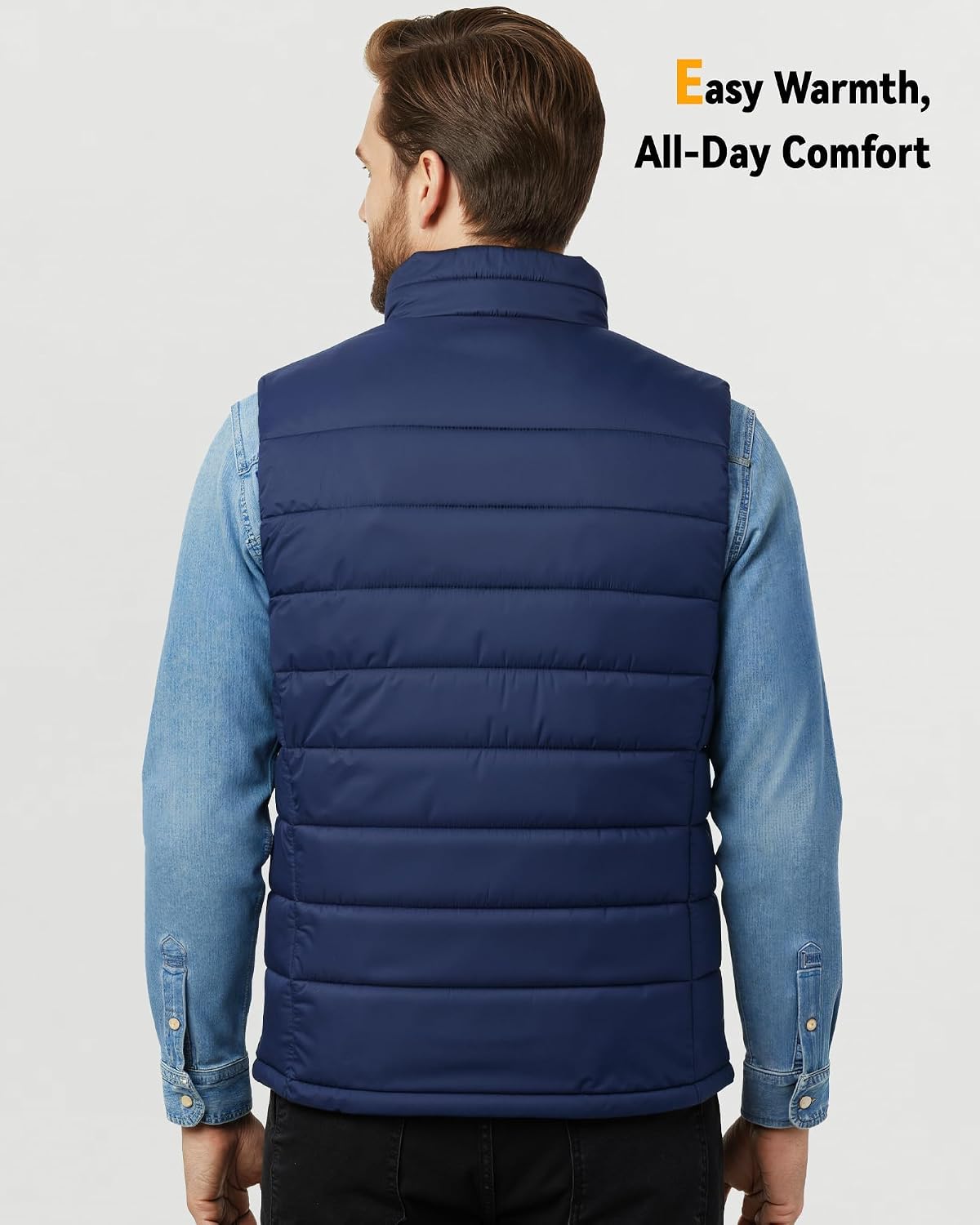 Wulcea Graphene Heated Vest For Men 7.4V Fast Charge Large Capacity Battery