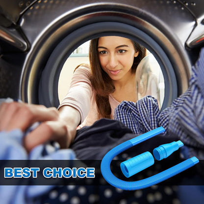PetOde Dryer Vent Cleaner Kit – Dryer Vent Vacuum Hose Attachment Blue | Dryer Vent Cleaning Hose Reach Deep Inside Vents - Remove Hidden Lint, Speed Drying & Reduce Fire Risk