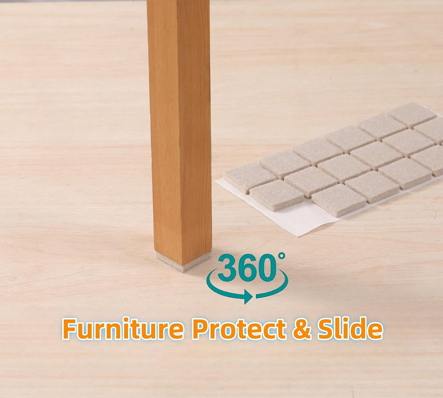 Felt Pads Small 3/8" Felt Pads for Cabinet Doors Bumpers, Cabinet Cushion Dots Felt Cabinet Door Stops, Self Adhesive Thick Bumper Pads to Protect Surfaces -Anti Scratch 234 Pcs Round Brown