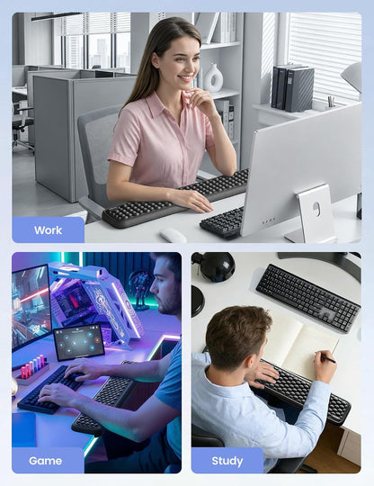 Vaydeer 2Pcs Elbow Rest Pad, L-Shaped Wrist Rest, Desk Edge Cushion