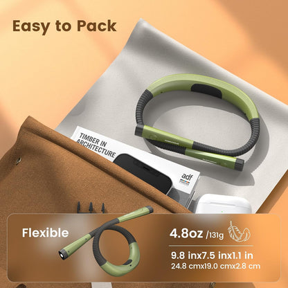 Glocusent Upgraded LED Neck Reading Light, Book Light for Reading in Bed