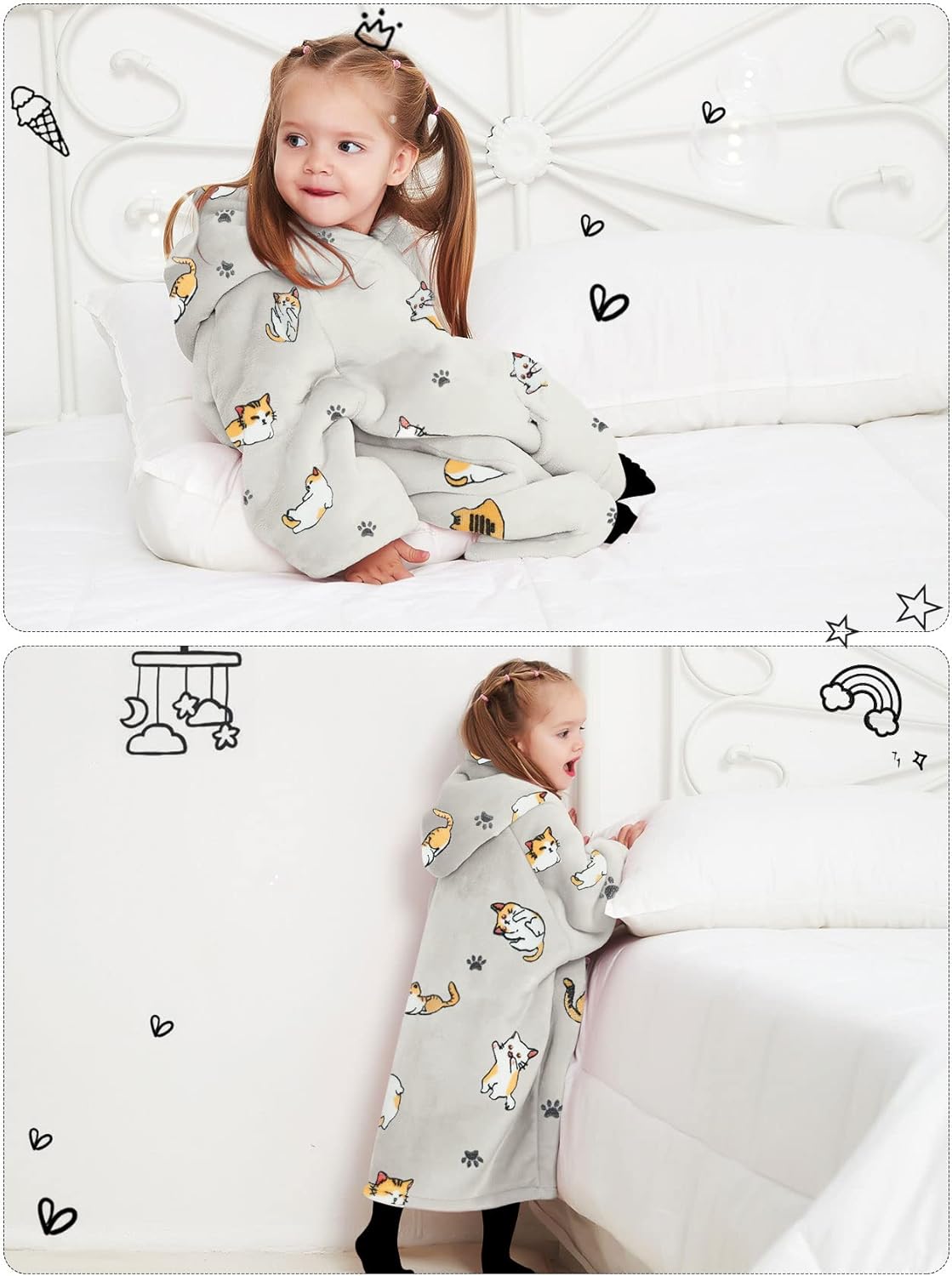 Wearable Blanket Hoodie for Adults With Pocket Strawberry Hoodie | Sherpa, Fuzzy Blanket Hoodie, Oversized Sweatshirt Blanket, Kangaroo Pouch, Cute Birthday Gifts for Sister, Cute Stuff