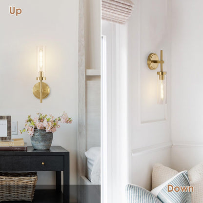 Wireless Wall Sconces with Remote Control, Battery Operated Wall Sconce Set of 2, Black & Gold Rechargeable Dimmable Wall Light for Bedroom Living room Bathroom Hallway Entryway Stairwell, 3000K