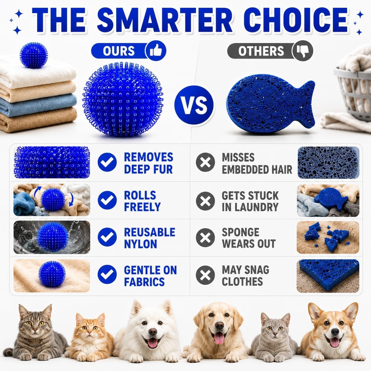 Pet Hair Remover for Laundry, Hair Catcher for Washing Machine, 12PCS | Washing Machine Fur Catcher, Dog Hair Remover for Laundry & Cat Laundry Pet Hair Catcher for Clothes, Towels & Blankets