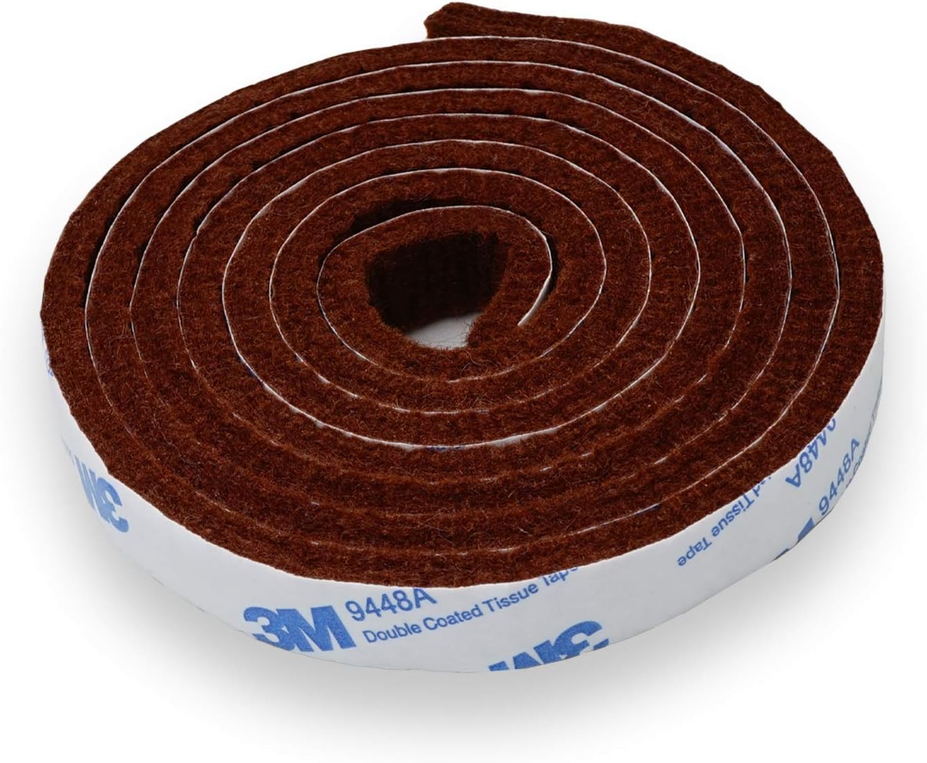 Self Adhesive Felt Furniture Pads: Furniture Sliders for Hardwood Floors, Chair Leg Floor Protectors, Heavy Duty Felt Strip Roll for All Hard Surfaces, 1/2" x 60" Roll, Beige