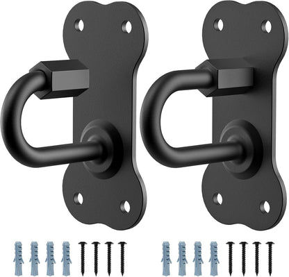 Dog Leash Hooks for Wall Black Dogs Leash Wall Mount Dog Hook for Leashs for Secure and Escape-Proof Hook for Lead Management