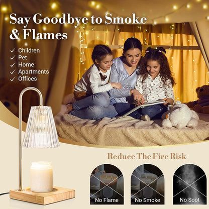 Marycele Candle Warmer Lamp with Timer, Vintage Home Decor, Gifts for Women