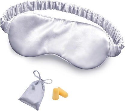 OLESILK 100% Mulberry Silk Sleep Mask for Women - Zero-Pressure Blackout