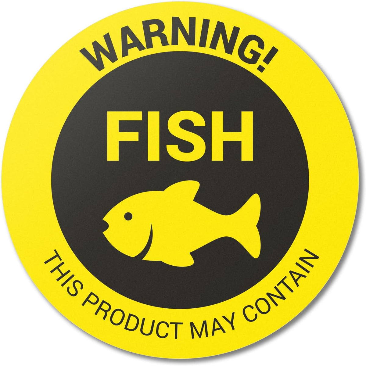 Sesame Seeds Allergy Warning Stickers, 1.5 Inch Round, 300 Labels