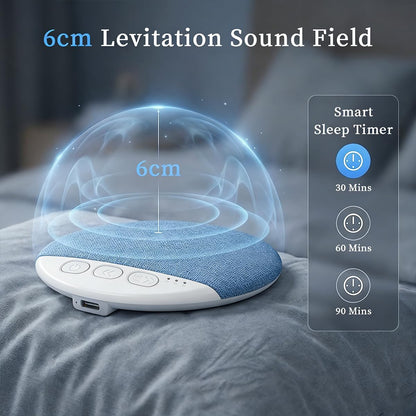 Bluetooth Pillow Speaker for Sleeping, Under Pillow Speaker with White Noise & Timer, Private Sleep Aid Headphone Alternative for Couples, Adults, Kids - No Disturb to Partner