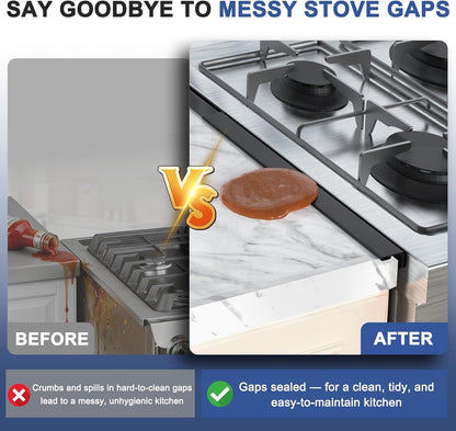 Stove Gap Covers Stainless Steel, Stove Gap Guard Between Stove and Counter