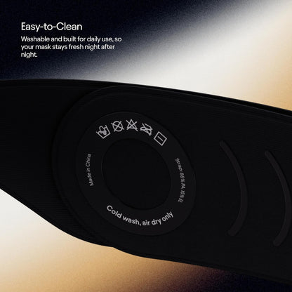 Loop Eclipse Sleep Mask – Premium Light-Blocking Eye Mask for Sleep | For Travel, Napping & Side Sleepers. Deeper Darkness for Easier Rest. Face-Hugging Fit with Eyelash Clearance