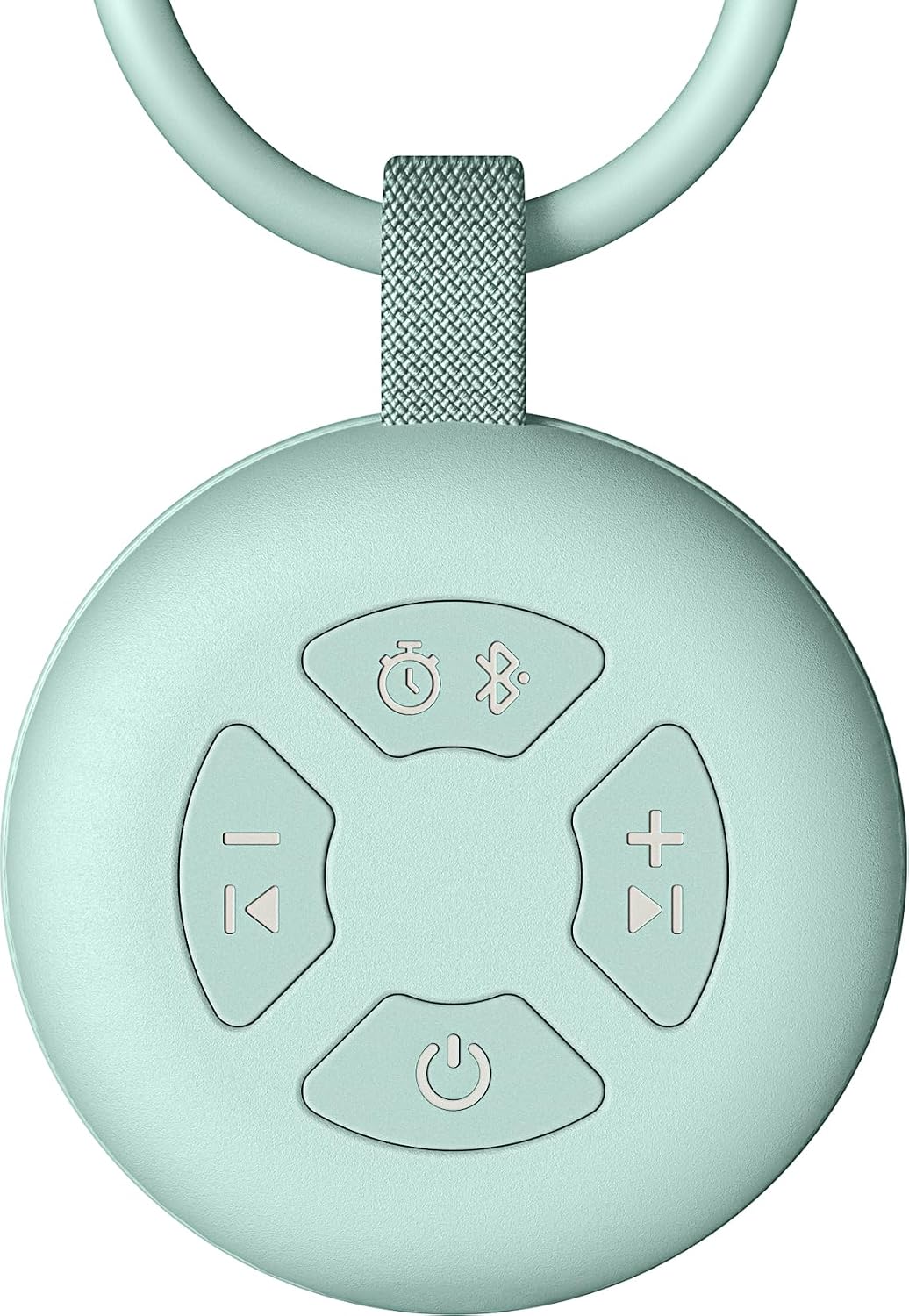 Portable Baby Sound Machine, White Noise Sleep Soother with 12 Soothing Sounds, 15H Battery, Timer & Bluetooth, Noise Canceling for Travel, Nursery, Stroller, Registry Gift for Newborn