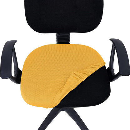 Smiry Office Computer Chair Armrest Covers, 2PCs Anti-dust Arm Rest Pad | Removable Washable Desk Chair Arm Pad Covers, Grey