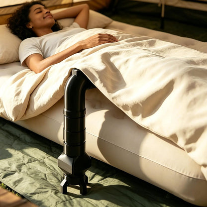 Bed Cooling System Under-Sheet Midnight for Night Sweats, Bed Fan Under Sheets, for Hot Sleepers, Bed Cooler for Cooler, More Comfortable Sleep