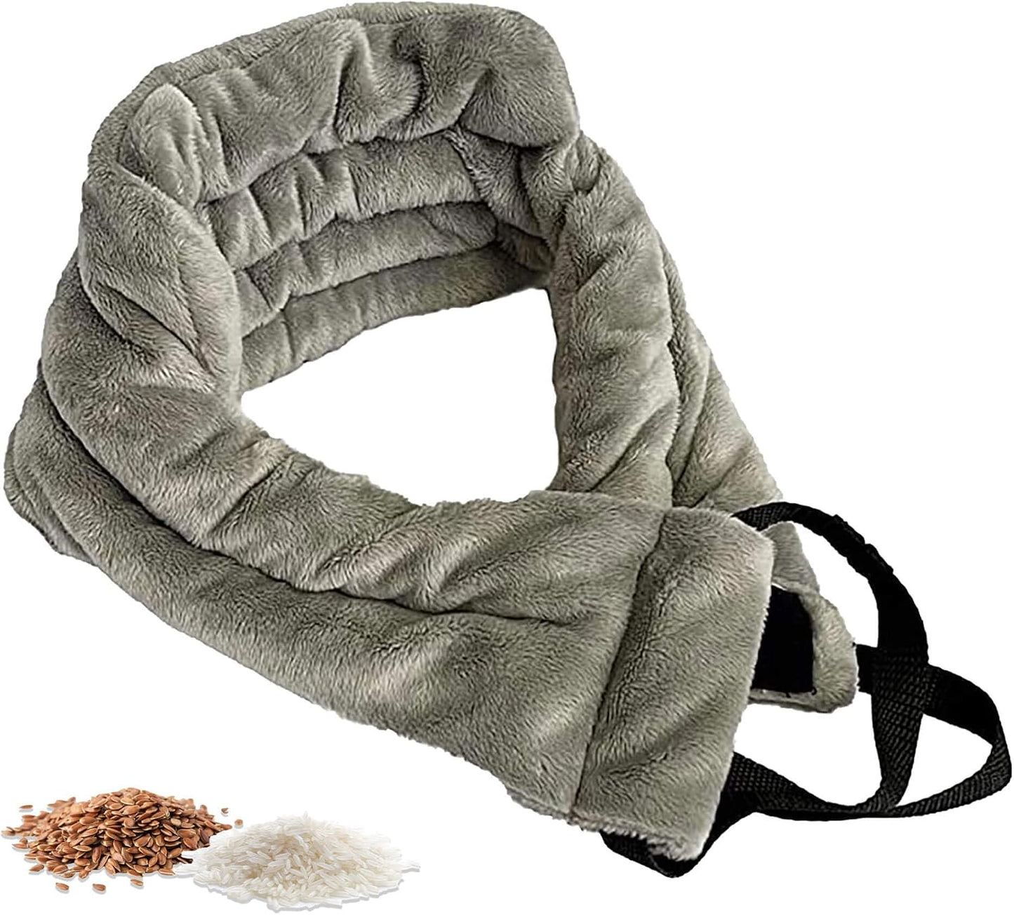 Versatile Heated Neck Wrap Microwavable - Neck Warmer Microwave Heating Pad for Shoulders, Sore Muscles - 22 Inches - 1 Pack