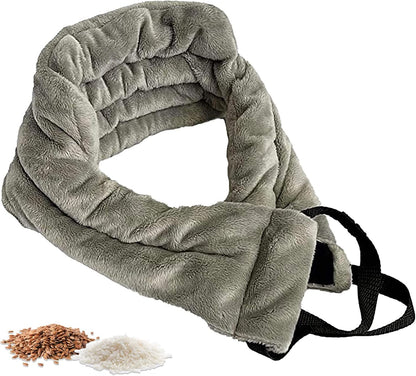 Versatile Heated Neck Wrap Microwavable - Neck Warmer Microwave Heating Pad for Shoulders, Sore Muscles - 22 Inches - 1 Pack