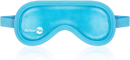 AiricePac Cold Eye Mask Cooling Eye Mask for Dry Eyes, Gel Eye Mask Eye Ice Pack Reusable Cold Eye Compress for Dark Circles, Migraines, Eye Surgery, Skin Care