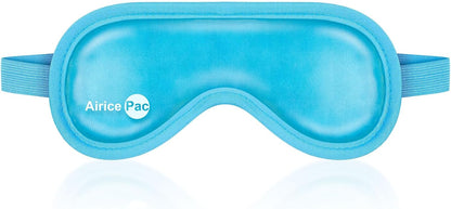 AiricePac Cold Eye Mask Cooling Eye Mask for Dry Eyes, Gel Eye Mask Eye Ice Pack Reusable Cold Eye Compress for Dark Circles, Migraines, Eye Surgery, Skin Care