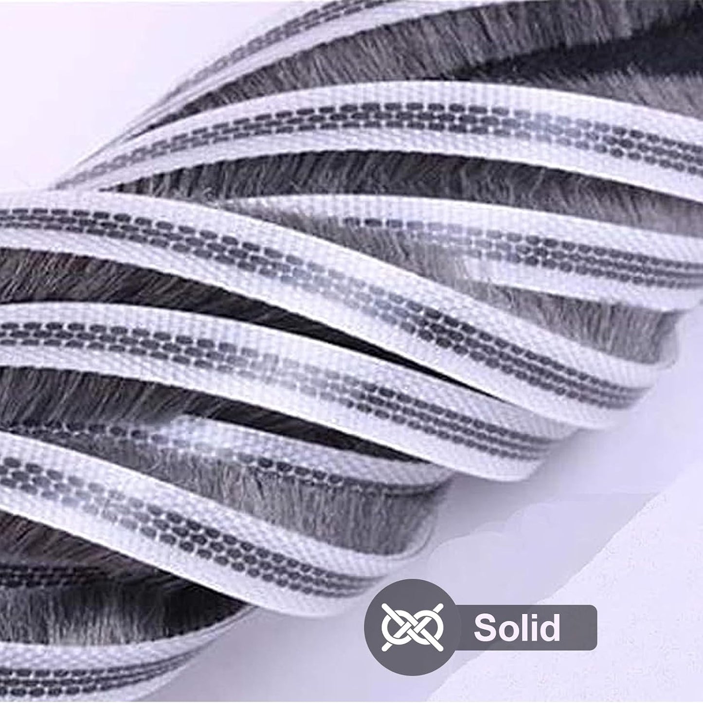 16 Ft (5m) 196 Inch Sliding sash Windows Doors Tape Pile Draught excluder Brush Seal Strip weatherstrip 7mm x 12mm (7/24 1/2 Inch, Gray)