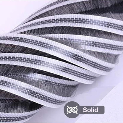 16 Ft (5m) 196 Inch Sliding sash Windows Doors Tape Pile Draught excluder Brush Seal Strip weatherstrip 7mm x 12mm (7/24 1/2 Inch, Gray)