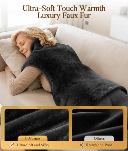 Fast-Heating Far Infrared Heating Pad for Neck and Shoulders and Back
