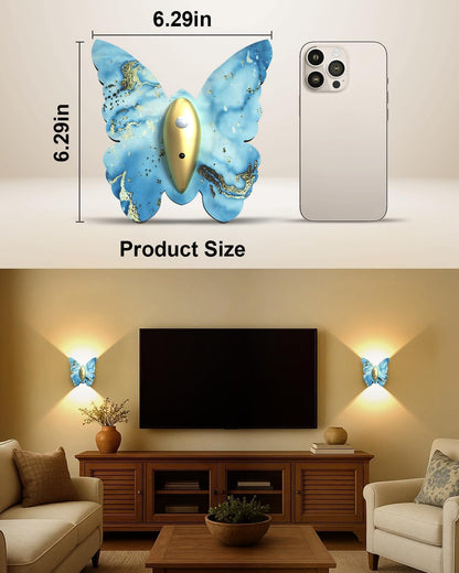 Eneru Motion Sensor Wall Sconce Set of 2, Rechargeable Wall Lights, Indoor
