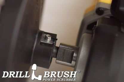 7in Boat Brush Variable Speed Polisher Attachment - Medium Yellow Bristles | Bathroom Accessories - Cleaning Supplies - Deck Scrub Brush - 5/8 x 11 Threaded Hub - Tile - Shower Cleaner - Flooring
