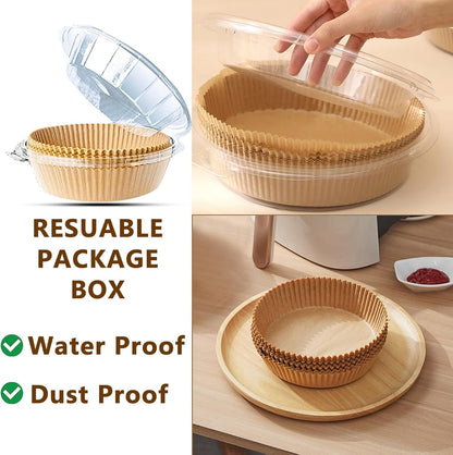 200PCS Air Fryer Liners for Ninja: Higher Non-Stick Disposable Parchment Paper Liner for Ninja DZ201/DZ401 Dual Airfryer Baking - Food Grade Ninja Air fryer Accessories (Rectangle - 8.6 x 5.5 inch)