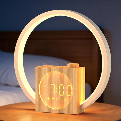 Sunrise Alarm Clock for Heavy Sleepers: White Noise Machine 12 Light Colors, 30 Sleep Sounds, 10 Soft Wake-Up Sounds - Wake up Light with Touch Control for Bedrooms, Yoga, Meditation & Relaxation