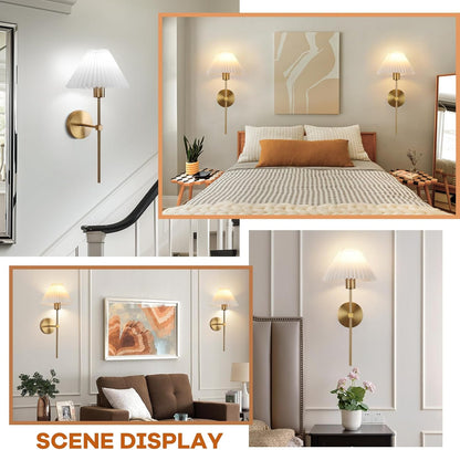 Rechargeable Battery Operated Wall Sconce Sets of 2, 15 Colors Wireless gooseneck Black Wall Lights Fixture with Dimmable Bulbs and Remote, Not Hardwired Wall Mounted Lamps for Bedroom Living Room