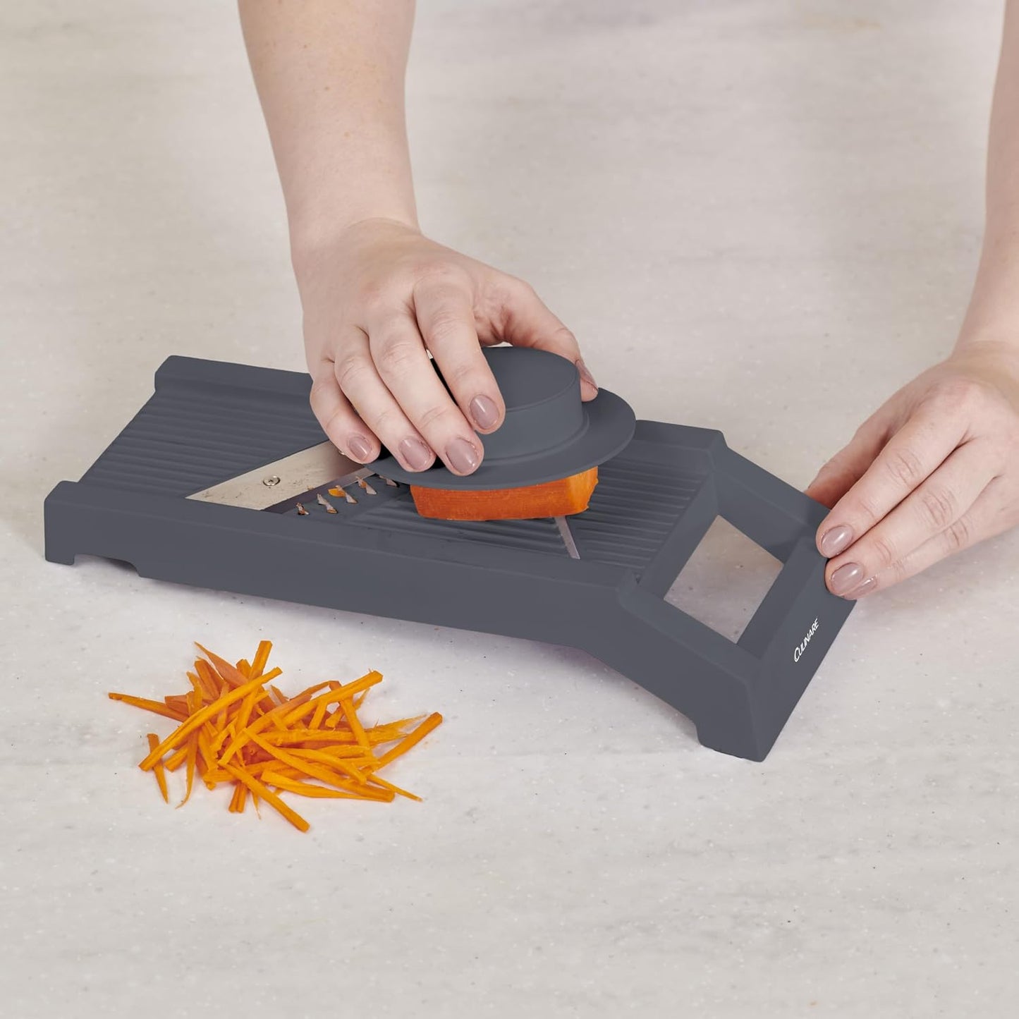 Culinare Multi-Blade Mandoline Slicer, Vegetable, Cheese Chopper and Grater, 4 Interchangeable Blades, Safety Guard, Non-Slip Base