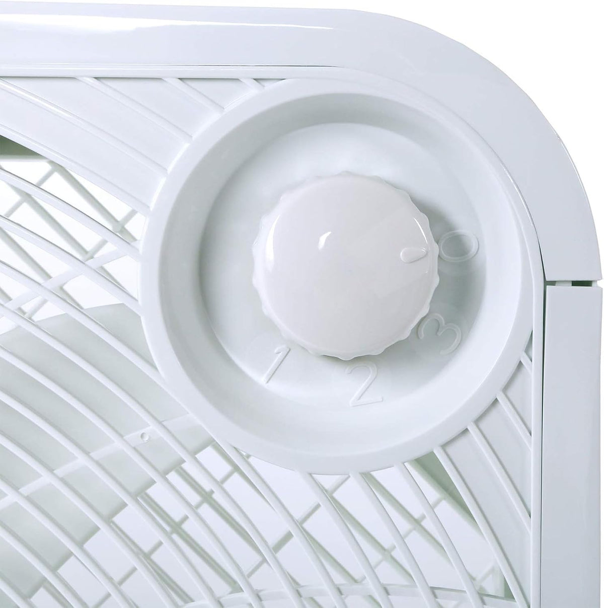 Hurricane Classic Floor Box Fan with 3 Speed Settings, Black - 20in