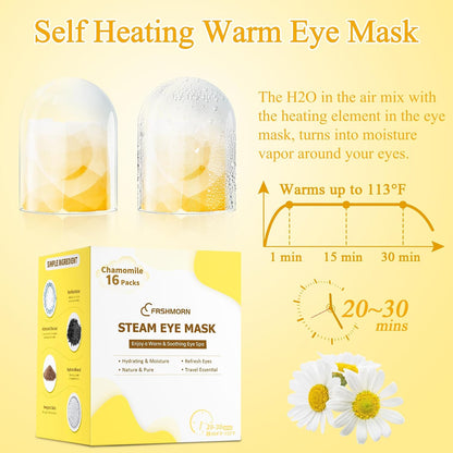 Steam Eye Mask Heated Eye Masks For Dry Eyes, Unscented