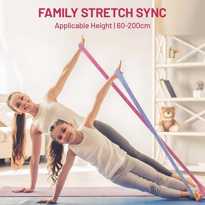 Stretch Strap, Multi-Loop for Physical Therapy,Elastic Yoga Stretching Strap for Dance,Yoga, Pilates & Gymnastics Exercise, Ballet Stretching Band for Flexibility, Leg Stretching