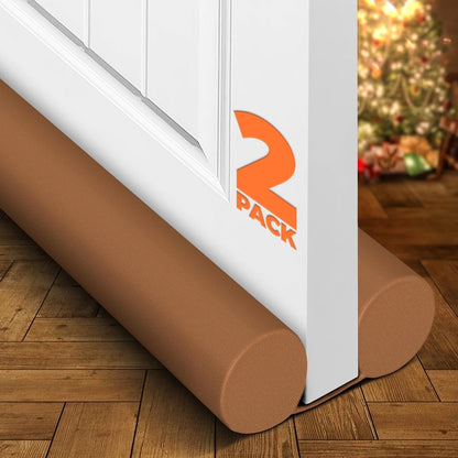 Holikme Under Door Draft Stopper Door Seal Gap Filler Weather Stripping | 36 Inch Soundproofing Noise Blocker Window Breeze Adjustable Draft Blocker for Bottom of Door Stop Light, Air, Dust, Gray
