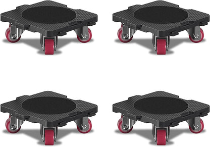 ONEON Furniture Mover with Wheels, 360° Rotation Wheels Furniture Dolly for Moving Heavy Furniture, Appliances, 660 LB Max Load Capacity with Auxiliary Lifter - Connect Dolly