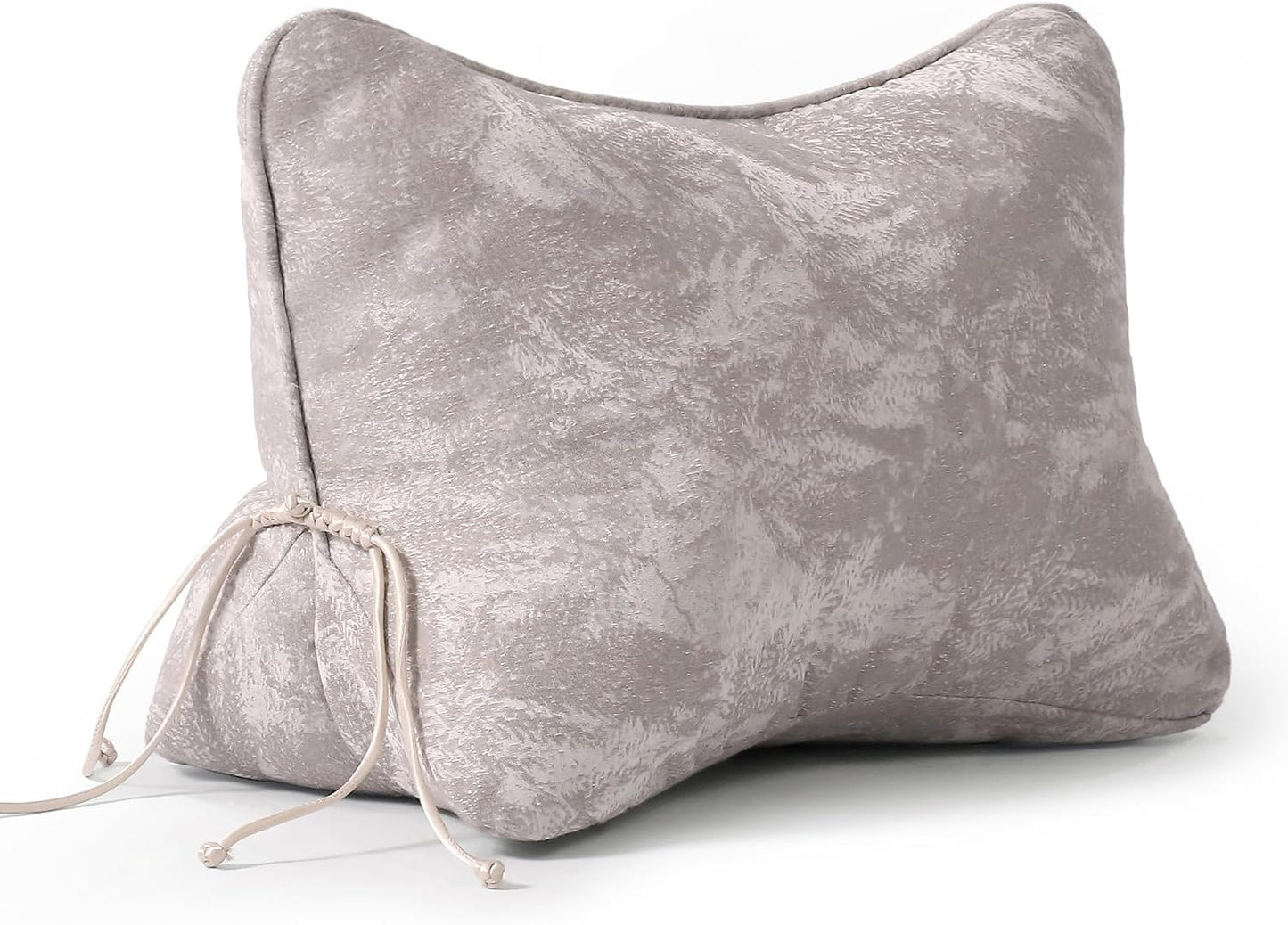Pat. Pend. Lumbar Support Pillow, Reading Pillow, Moss Green | Back pillow for reading on a couch, sofa, or armchair; triangle cushion with removable, washable cover for lounging