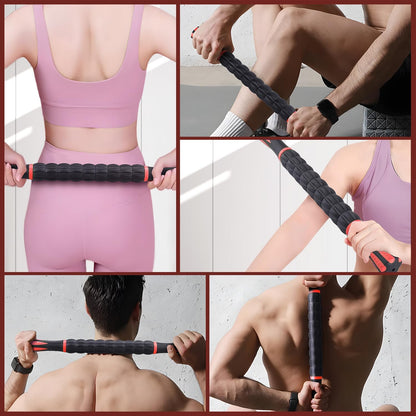 Massage Roller Stick,Muscle Roller Stick for Athletes,Liposuction Massage Roller for Lymphatic Drainage, for Relief Muscle Soreness, Trigger Points, Help Runner Legs, Back Recovery