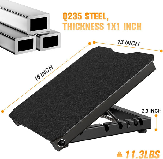 Metal Slant Board Calf Stretcher for Squat, Incline Balance Board