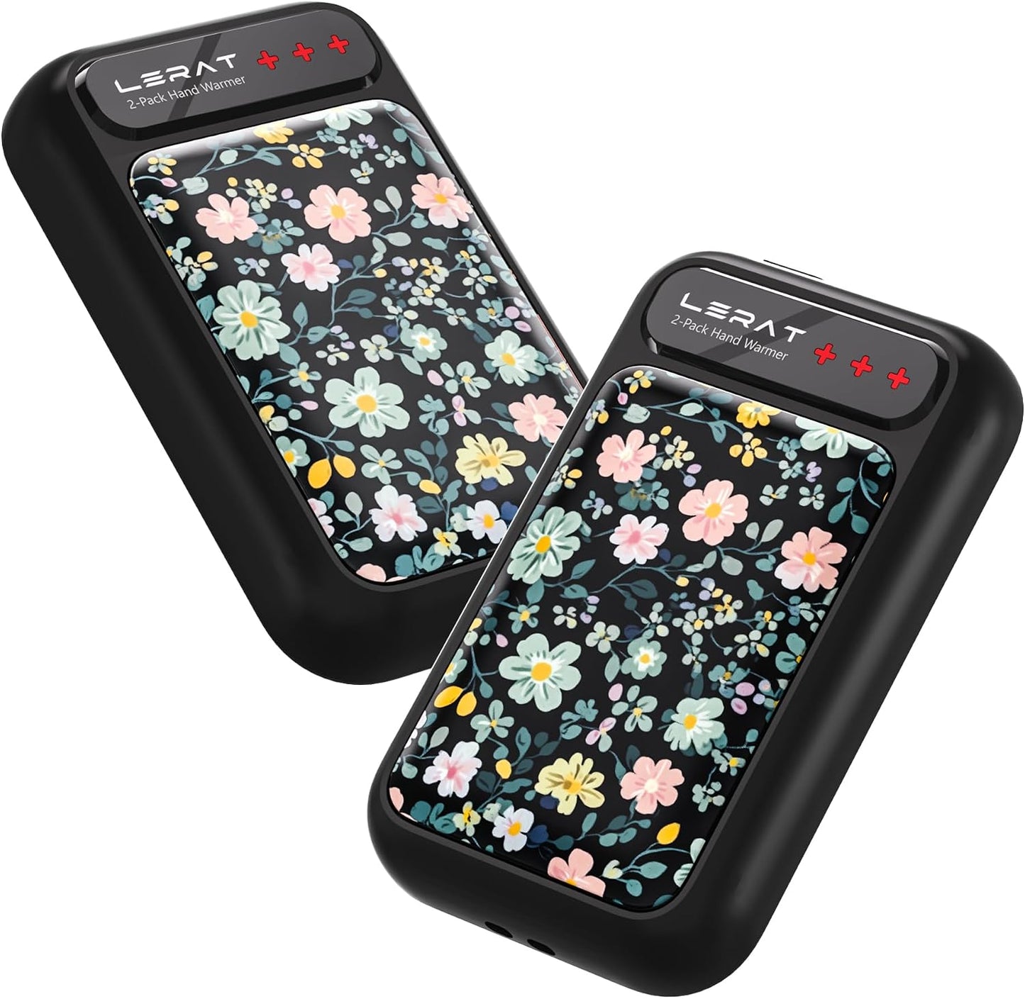 Lerat Hand Warmers Rechargeable, Electric Hand Warmers Reusable- Fast Heating Hand Warmer with 3 Heat Settings, Portable Hand Warmers Gifts for Women, Great for Hunting Camping Hiking