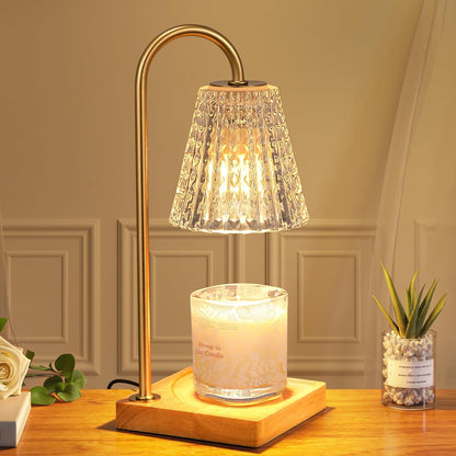 Hong-in Candle Warmer Lamp with Timer, House Warming Gifts New Home Decor | Dimmable & Adjustable Height, Electric Wax Warmer for Scented Wax Jar Candles,Gifts for Women Mom Sister