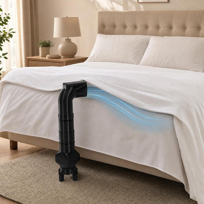 Bed Cooling Fan Under Sheets,Adjustable Bed Cooling System for Hot Sleepers | Adjustable speed buttons on fan surface,Powerful airflow under sheets,targeted room-temperature airflow sleep cooler