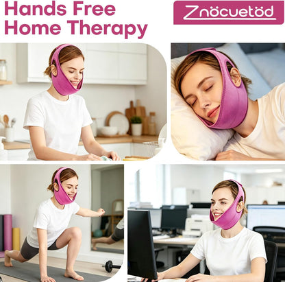 ZNÖCUETÖD 4 Packs Small Gel Ice Packs for Injuries Reusable Compatible with Wisdom Teeth Ice Pack Head Jaw Face Wrap Oral Dental Surgery Recovery