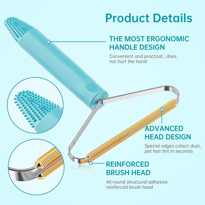 Pet Hair Remover, Dog and Cat Hair Remover, Carpet Rake, Carpet Scraper | Pet Hair Removal Tool, Carpet Rake for Pet Hair Removal, Pile Brush, Carpet, Car Cushions, Sofa, Pet Bed, Furniture, Rug