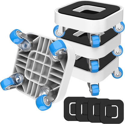 New Upgrade Furniture Sliders: Furniture Movers with Wheels & Groove | Furniture Dolly with 360° Rotatable Wheels - Appliance Roller for Moving Heavy Sofa Bed - Load Capacity Up to 750lb