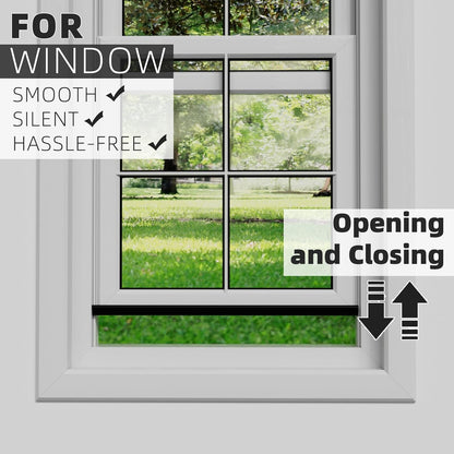 196" White Wedge Weather Stripping Door Seal, Foam Door Gap Seal | Noise & Draft Blocking, Windows & Doors Winter Insulation, Door Frame Soundproofing, Self Adhesive Weatherstrip Tape