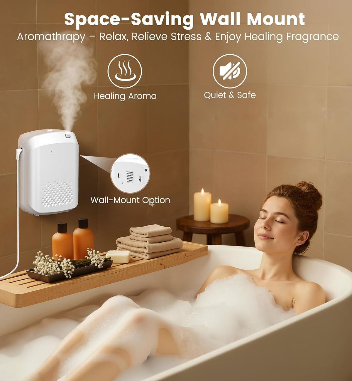XEITIN Waterless Essential Oil Diffuser 3000 Sq.Ft Coverage