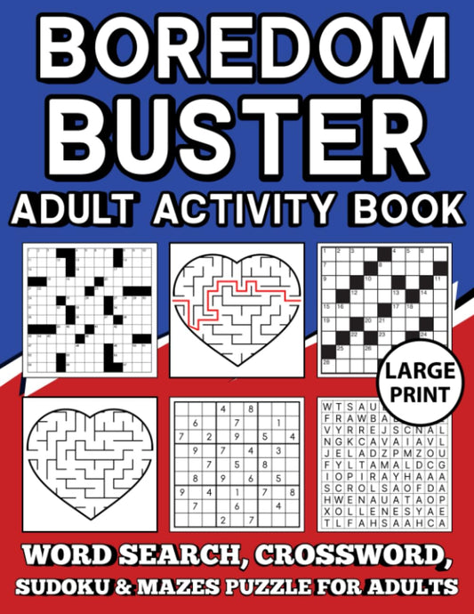 Boredom Buster: Adult Activity Book