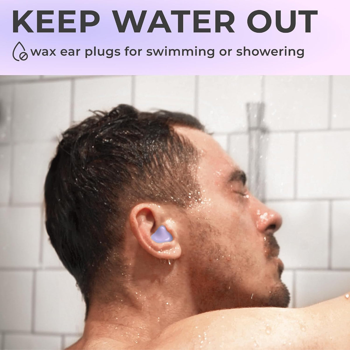 Peace&Quiet PQ Wax Ear Plugs for Sleeping - 50 Silicone Wax Earplugs